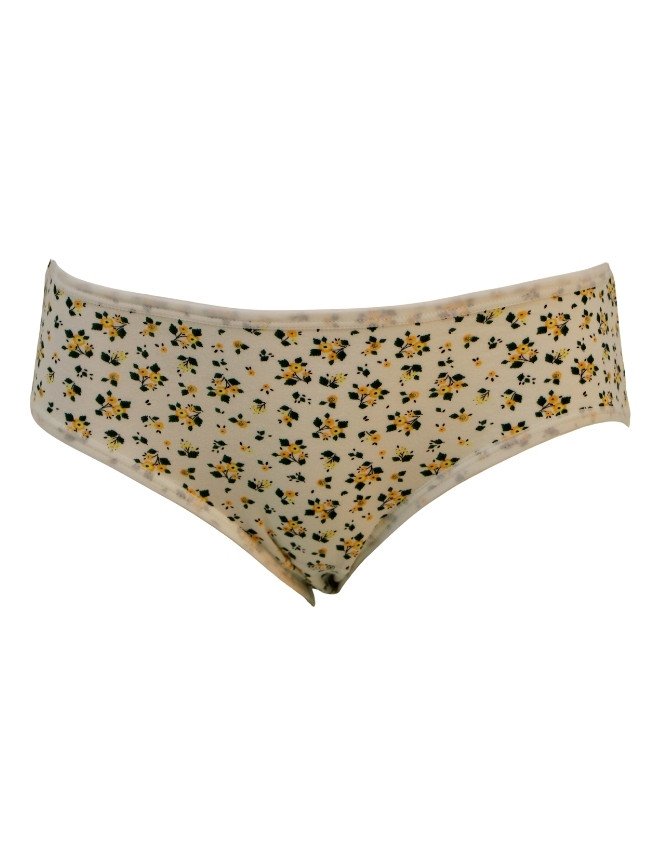 Women's Geometric Design Mid Rise 6-Pack Panties, Multicolor - Gray