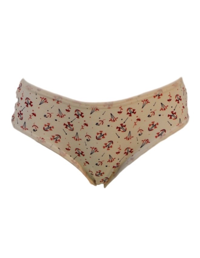 Women's Geometric Design Mid Rise 6-Pack Panties, Multicolor - Gray