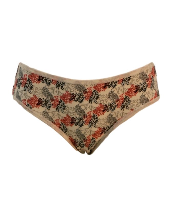 Women's Multiple Design Mid Rise 6-Pack Panties, Multicolor - Khaki