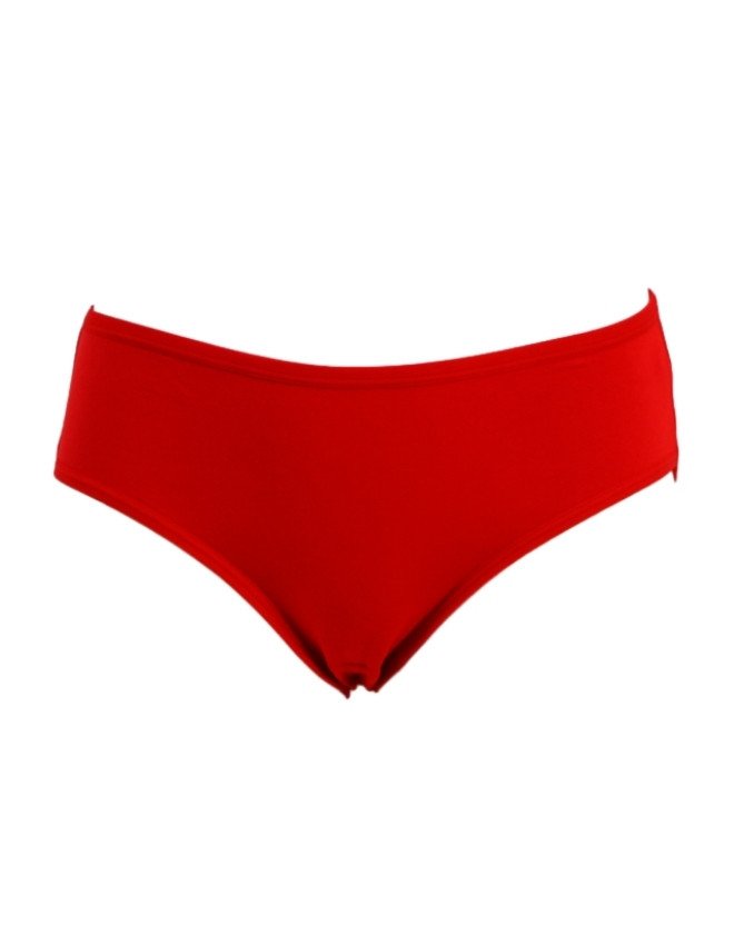 Women's Multiple Design Mid Rise 6-Pack Panties, Multicolor - Red