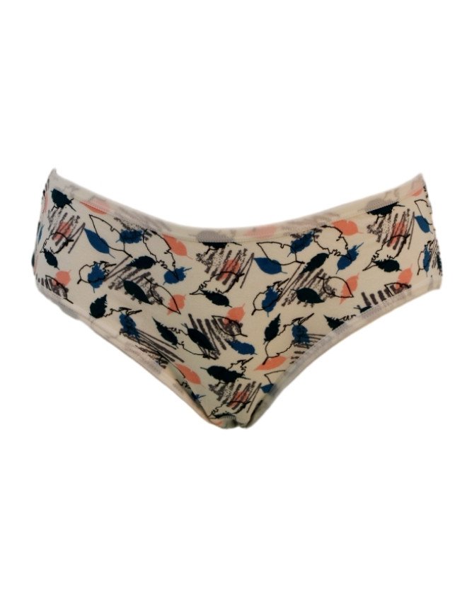 Women's Multiple Design Mid Rise 6-Pack Panties, Multicolor - LightGrey
