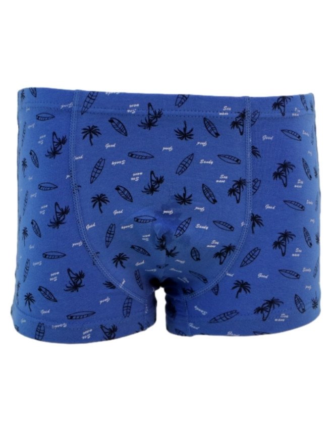 Boys Multiple Design Boyshort 3-Pack Underwear, Multicolor - Blue
