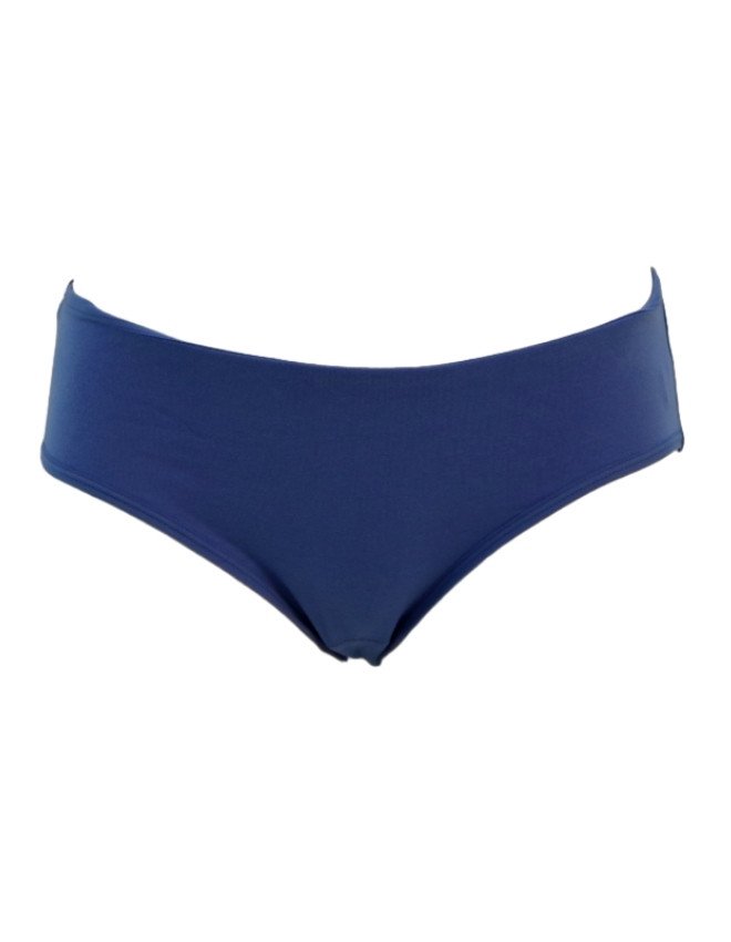 Women's Multiple Design Mid Rise 6-Pack Panties, Multicolor - Navy