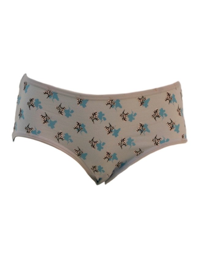 Women's Two Tone Floral Design Mid Rise 3-Pack Panties, Multicolor - Gray