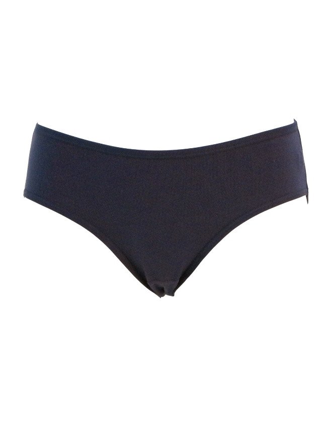 Women's Multiple Design Mid Rise 6-Pack Panties, Multicolor - Navy