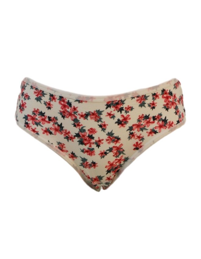 Women's Multiple Design Mid Rise 6-Pack Panties, Multicolor - Beige