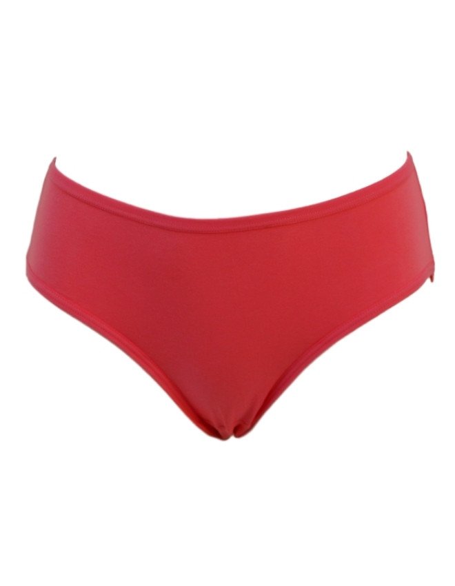 Women's Floral & Heart Design Mid Rise 6-Pack Panties, Multicolor - HotPink