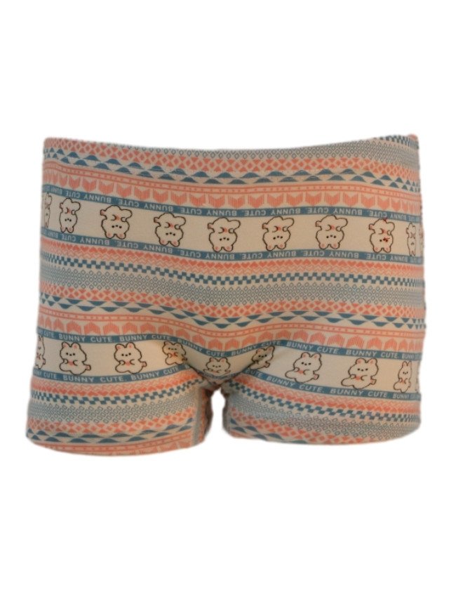 Girl's Multiple Design Boyshort 3-Pack Underwear, Multicolor - LightGrey