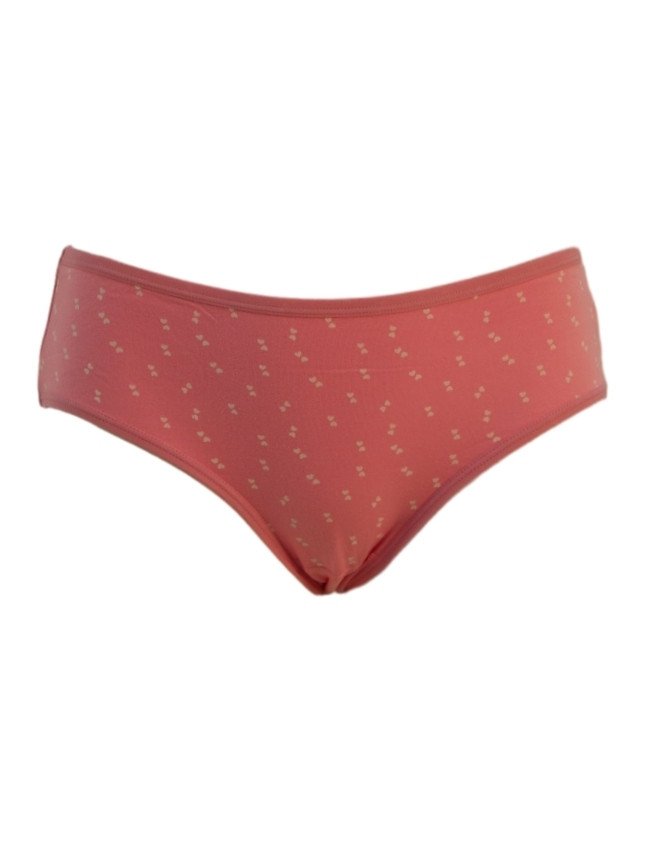 Women's Multiple Design Mid Rise 6-Pack Panties, Multicolor - Pink