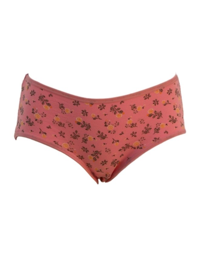 Women's Floral Design Mid Rise 3-Pack Panties, Multicolor - Pink