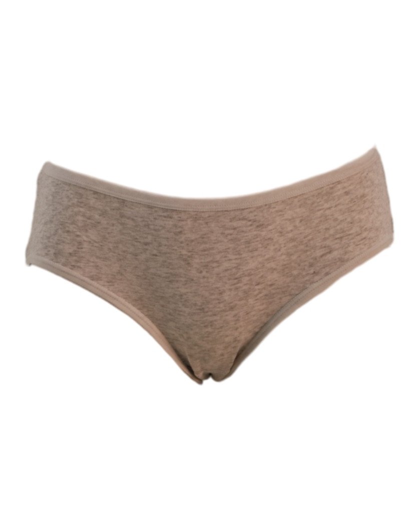 Women's Heart & Love Design Mid Rise 6-Pack Panties, Multicolor - Gray