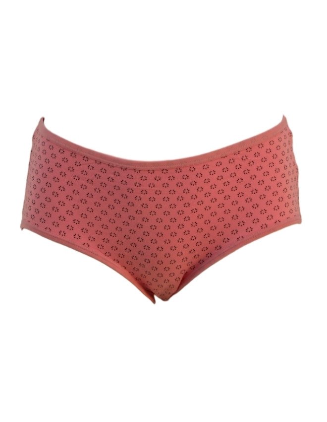 Women's Heart Sequins Design Mid Rise 3-Pack Panties, Multicolor - Pink