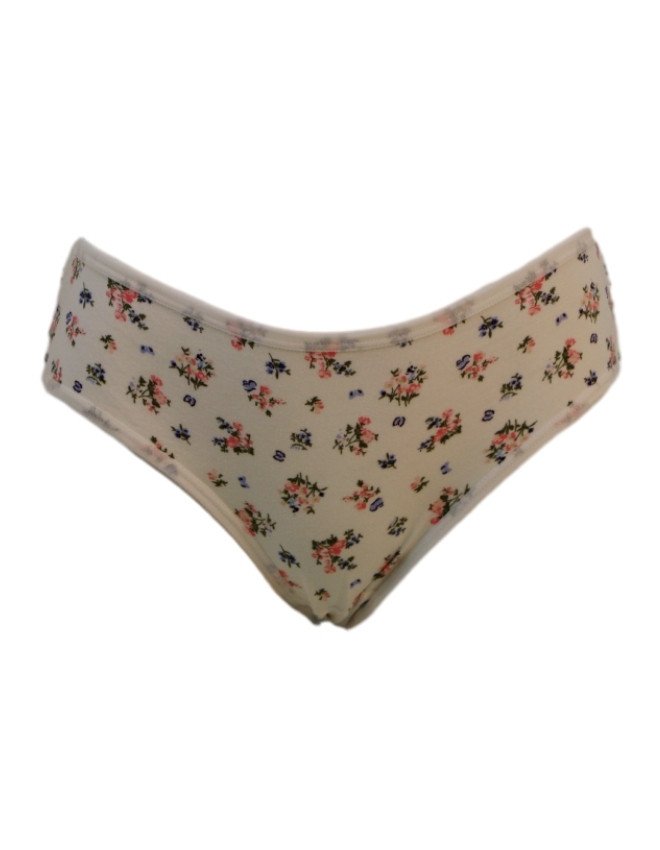 Women's Multiple Design Mid Rise 6-Pack Panties, Multicolor - AntiqueWhite