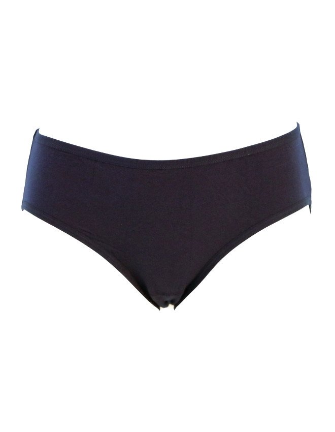 Women's Floral & Polka Dots Design Mid Rise 6-Pack Panties, Multicolor - Navy