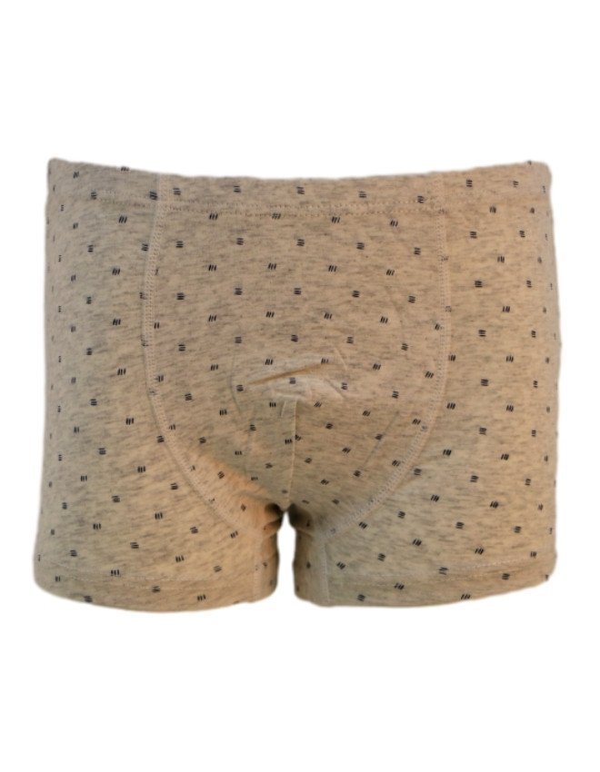 Boy's Multiple Design Boyshort 3-Pack Underwear, Multicolor - LightGrey