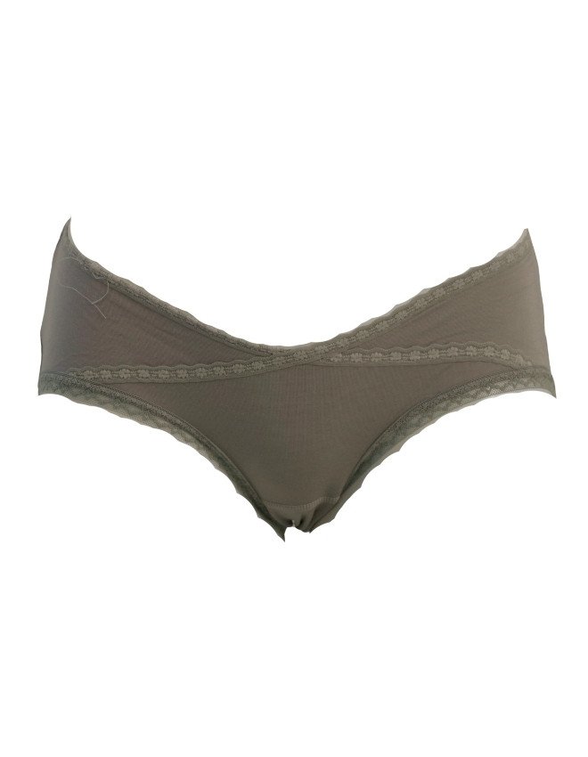 Women's Lace Stretch Design Mid Rise 3-Pack Panties, Multicolor, - Gray