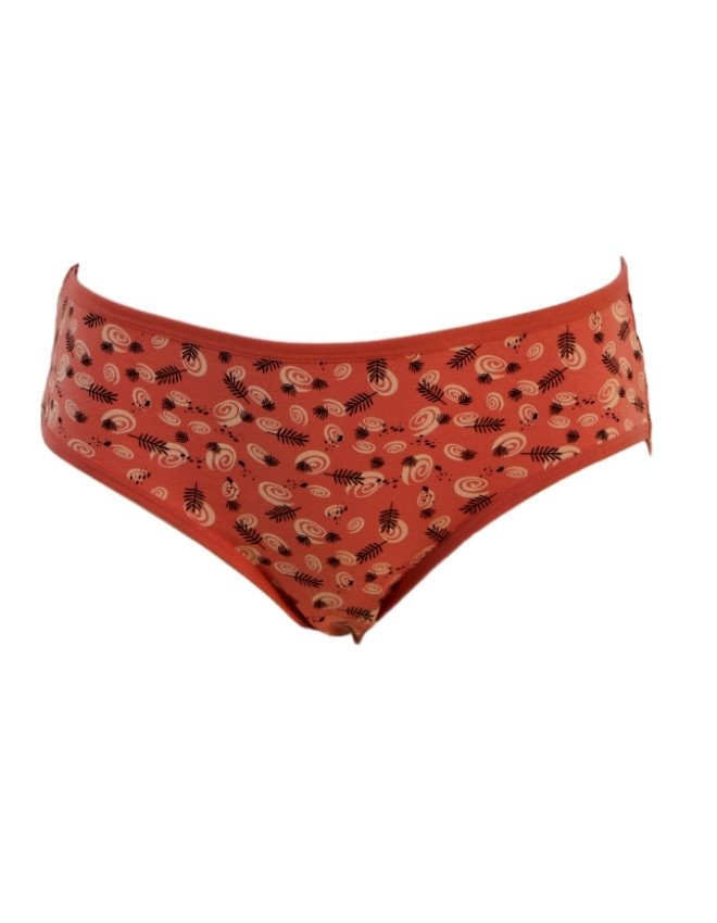 Women's Floral Design Mid Rise 6-Pack Panties, Multicolor - Pink